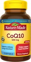 Natur laget CoQ10 100mg, kosttilskudd for hjerte helse støtte, 72 Softgels, 72 dagers forsyning
