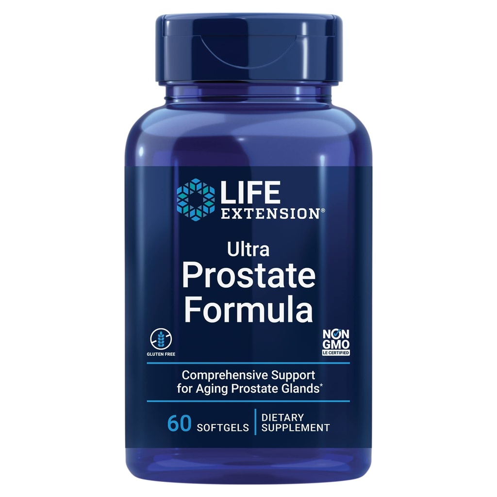 Livsforlengelse Ultra Prostata Formula - Prostata Helse Supplement med Beta Sitosterol, Sag Palmetto, Lycopen, Pumpkin frø - 60 Softgels