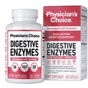 Legens CHOICE Digestive Enzymer - Multienzymer, organiske prebiotika og probiotika for digestive helse og gut helse - Måltid Discomfort Relief & Bloating - Dual Action Approach - 180 CT