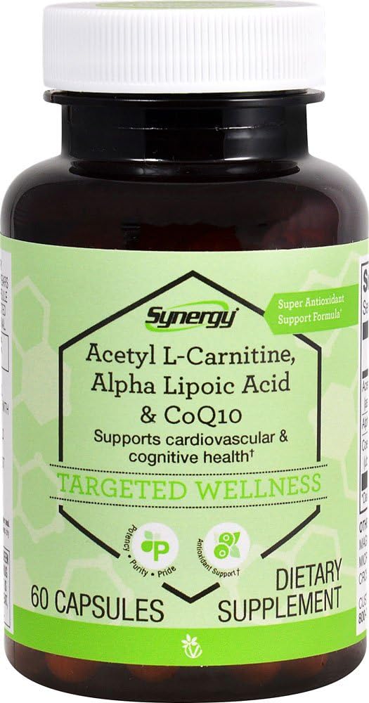 Vitacost CoQ10 + Alpha Lipoic Acetyl L-karnitin HCl - 60 kapsler