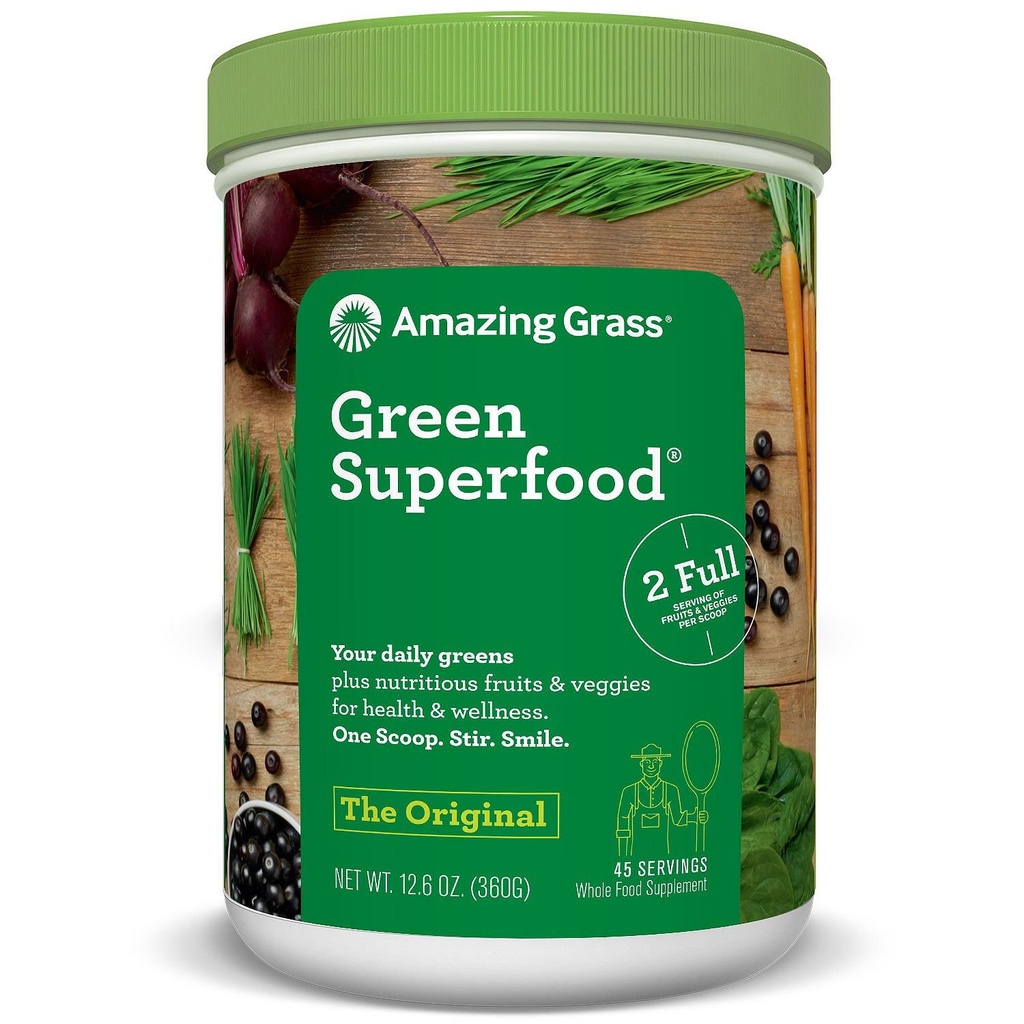 Amazing Grass Grønn Superfood, Original, 12.6 Ounce