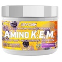 Evogen Amino K.E.M. - EAA & BCAA pulverpumpe Volumizer | BCAA Aminosyrer Supplement for blodflow, muskelvekst, & Hydration | BlackBerry Lemonade | 30
