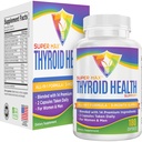 3-måneders Thyroid støtte Supplement (All-in-1) Formula med 14 aktive ingredienser | Thyroid kosttilskudd | Thyroid helsekompleks | Thyroid støtte for kvinner og menn | 90-dagers bulkforsyning | 180 kapsler