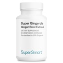 Supersmart - Super Gingerols 400 mg per dag (høy potens 20% Gingerol) - Ginger Root Extract Supplement Ikke-GMO & Glutenfri - 60 vegetariske kapsler