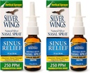 Naturlig Path Silver Wings Sinus Relief Naturlig Sølv Nasal Spray - 250ppm - 1oz - 2 Pack