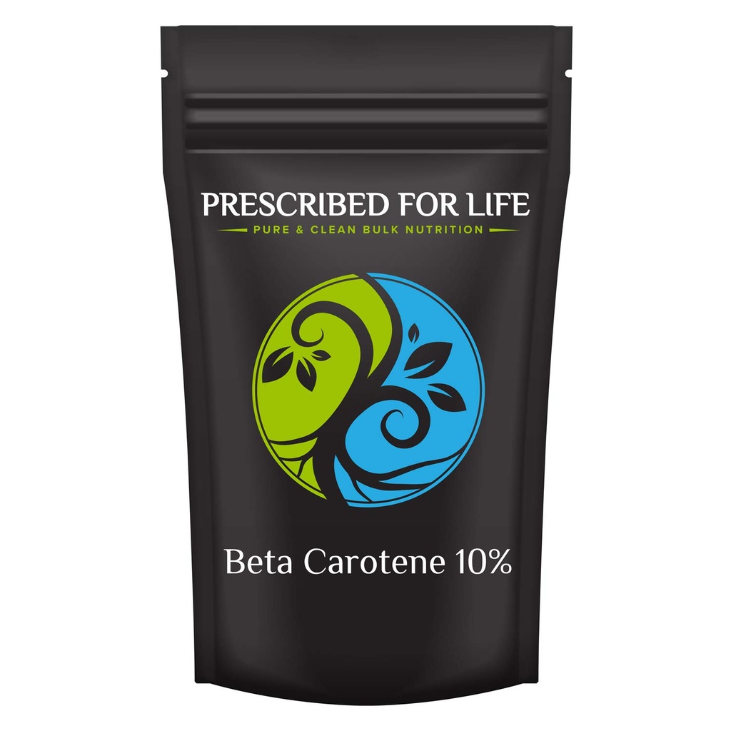 For Life Beta Caroten, 10% Beta Caroten pulver ekstrakt, konverterer til vitamin A (113g)