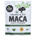The Food Movement Co. Black Maca 8 oz Rå mat pulver - organisk, ikke-GMO, Vegansk, Glutenfri- Svart Maca Root Supplement for hele kroppens velvære