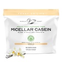 Muskelfest Grass Fed Micellar Casein Protein pulver, pastur hevet og hormonfritt, langsom sammensmelting Casein protein - støtter overnatting muskel gjenoppretting, glutenfri protein pulver - Vanilla, 4lb