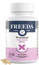FREEDA Prenatal Vitamin - Kosher Prenatals - Prenatal vitaminer med jern, prenatal folsyre, Choline, vitamin D - En daglig Prenatal Multivitamin Støtte for gravide og lakterende kvinner (250)
