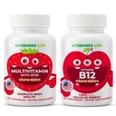 Kids Multivitamin Chewables + vitamin B12 Chewables Bundle
