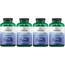 Swanson Prostate Plus - Naturlig kosttilskudd for menn som fremmer sunn urinstrakt flyt og frekvens - Støtter total prostate helse - (180 veggie kapsler) 4 Pack