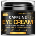 Koffein Eye Cream For Anti Aging, Mørke Sirkler, Vesker, Puffiness. Flott under øyet hud + Ansiktssighting, øyeløft behandling for menn og kvinner 1,7oz