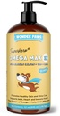 Wonder Paws Fish Oil for Hunde - Omega 3 for Hunde fra Alaskan Salmon, Cod & Krill Oil - EPA DHA Fatty Acids - Mindre Shedding & Kylling - Hud, Joint, Immun & Hjerte Helse - Flytende Supplement (32 oz)