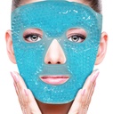 ZNÖCUETÖD Cold Face Eye Mask Ice Pack Redusere Facial Puff, Mørke sirkler, Gel Perler Hot Heat Cold Compress Pack, Face SPA for kvinne sover, trykk, hodepine, hudpleie, Post Laser Care[Blå]