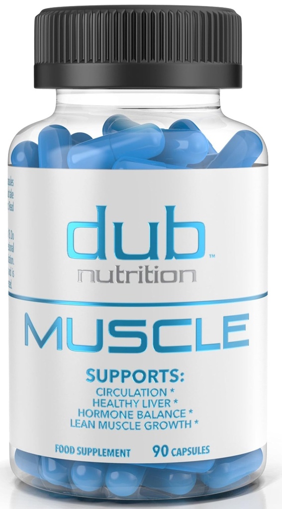 Muskelsupplement - Melk Thistle, Beta Alanine, Acai, vitaminer B6 og C - støtter utvinning, styrke og velvære - 90 kapsler