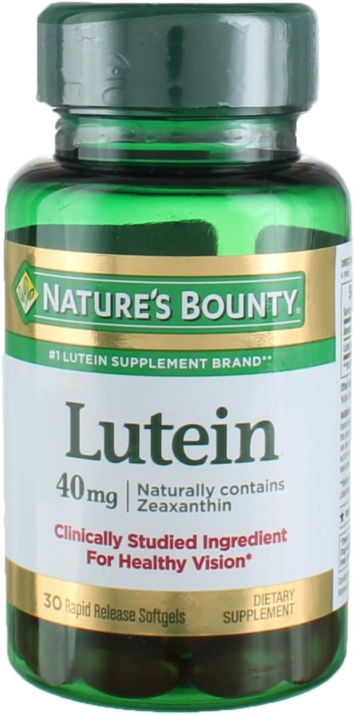 Naturens Bounty Lutein Softgels, 30 telling (Pack of 2)
