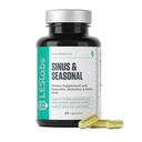 LES Labs Sinus & Sesongal – Sinus Relief, Nasal Helse, Balansert Histaminrespons, Clear Lungs & Respiratory Helse – Butterbur, Quercetin, Nettle Root & Bromelain – Non-GMO Supplement – 60 Kapsler