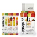 Skratch Labs Hydration Packets - Hydration Drink Mix, Variety Pack (20 Single Serving Packets) - Electrolyte pulver utviklet for åleter og idrettsytelse, Glutenfri, Vegan, Kosher