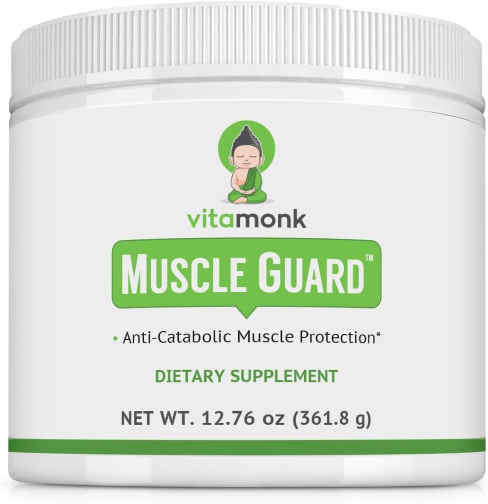 VitaMonk Muscle Builder med HMB, EAAs, Vitamin D, Magnesium - Muscle Building Supplements, Muscle Gainer, Muscle Supplement, Kosttilskudd for muskelvekst