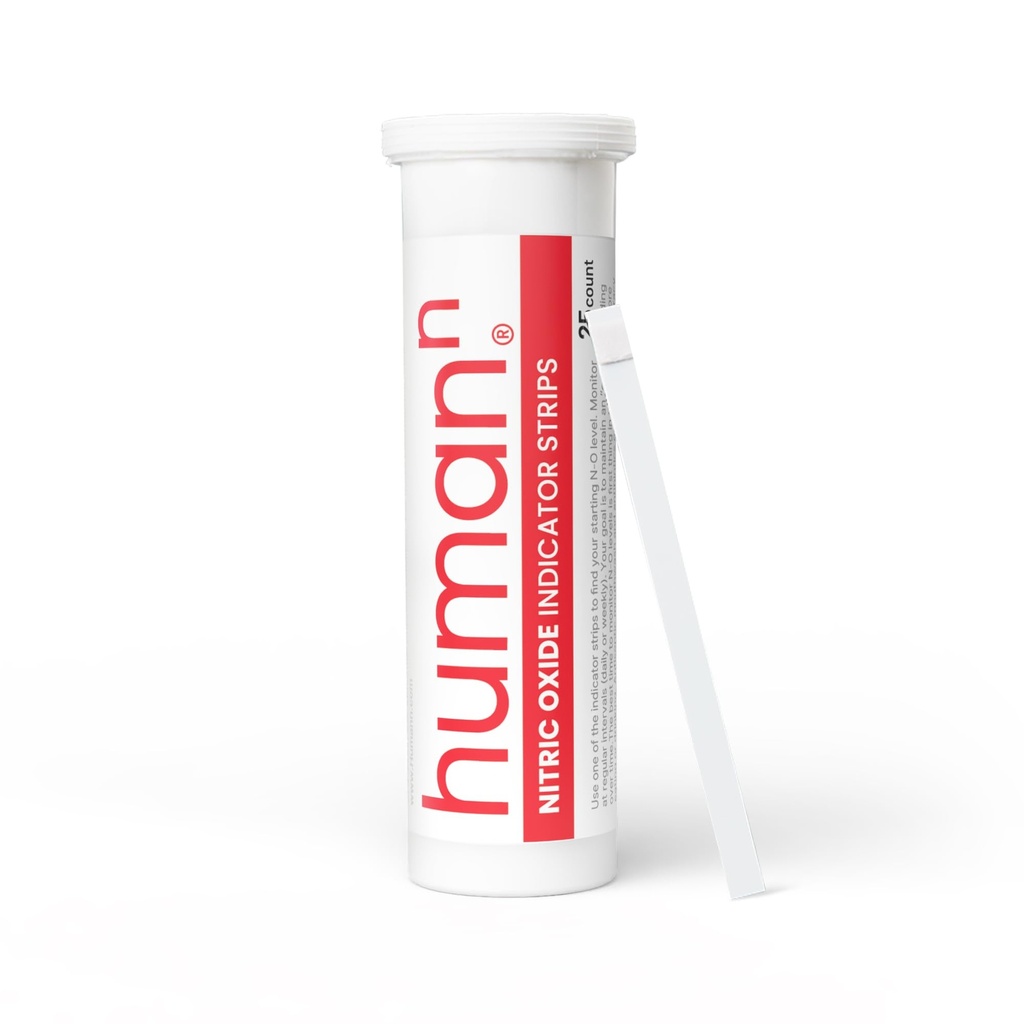 humanN - Nitric Oxid I Indicator Strips - Test spytt Nitrit nivå - 1 Tube av 25 Strips