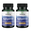 Swanson Apigenin-Bioflavonoid Supplement Naturlig Prostate Support-Metabolisme & Nerve Helse Støtte-Kan støtte søvn og avslapping 90 Caps, 50mg Hver 2 Pack