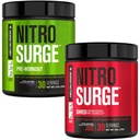 Jacked Factory Nitrosurge Pre-Workout i Grape & Fruit Punch Nitrosurge Shred Thermogenic Pre-Workout for menn og kvinner
