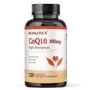 CoQ10 300mg - 120 Kapsler - Høy absorpsjon - Ikke-GMO - Glutenfri - Coenzym Q10 - CoQ10 Kapsler