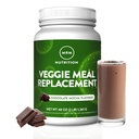 MRM Nutrition Veggie Måltid Replacement Protein | Sjokolade Mocha Flavored | 22g komplette plantebasert protein | Måltid on-the-go | Medierte sult | Balansert makronæringsformel | 28 porsjoner