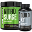 Jacked Factory Nitrosurge Pre-Workout i Pineapple & Bygg XT Muscle Building Bundle for menn og kvinner