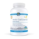 Nordic Naturals Pro - Arctic Cod Liver Oil CLO, støtter hjerte og hjerne helse - Lemon-Flavored 180 Soft Gels