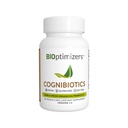 BIoptimizers Kognibiotika Probiotic Brain Supplement - bidrar til å støtte Mood, bedre fokus, minne, mental klarhet - 30 kapsler