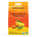Wedderspoon Organic Manuka Honning Drops, sitron & Bee Propolis, 20 greve (Pack of 1)