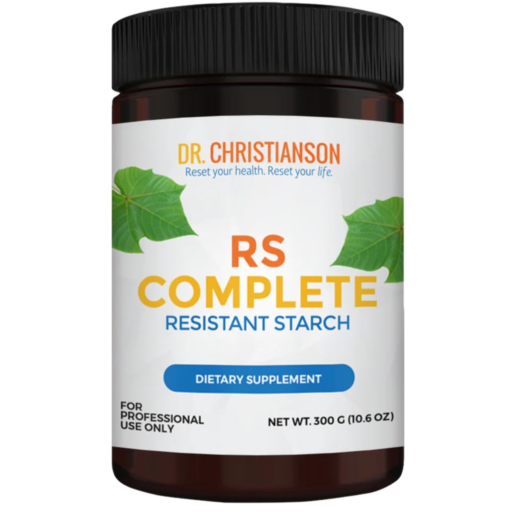 Dr. Christianson RS Complete - Resistant Starch Powder med organisk grønn Banana Flor - Ikke-GMO + Dairy-Free Fiber Powder Supplement - Metabolisme Tilbakestill Diett (30 Serveringer / 300g)