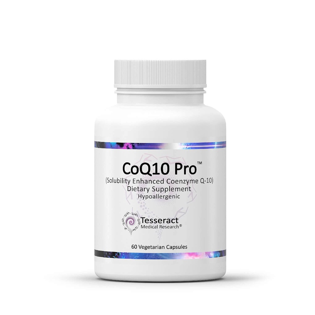 CoQ10 Pro, Coenzym Q10 for hjertehelse, muskelhelse og cellulær energiproduksjon, Antioksidant Supplement for optimal kardiovaskulær helsestøtte, Hypoallergenic, CoQ10 300mg, 60 kapsler