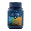 GNC Triple Strength Fish Oil Plus Joint Omega 3, 1000mg EPA og DHA, hjerte helse, pluss rask 5 dagers komfort, hjerne, hud og øye, antioksidanter og botaniske ekstrakter, kontroll fisk Burps, 30 serveringer