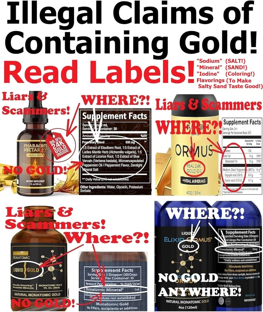 EnerGold® Monoatomic Gold/ORMUS: Verdens eneste ren-G O L D! Deflect Radiation, EMFs, & Lav-Energy Frekvenser; Reparasjon DNA, Pineal Gland, & alle problemer i kroppen; Energize din Aura & Chakras,...