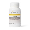 Integrative Terapeutika K2 + D3 - hjertehelse og bein støtte* - Kalsiumabsorpsjon for voksne - Dairy-free & Glutenfri - 60 greve (60 Services)
