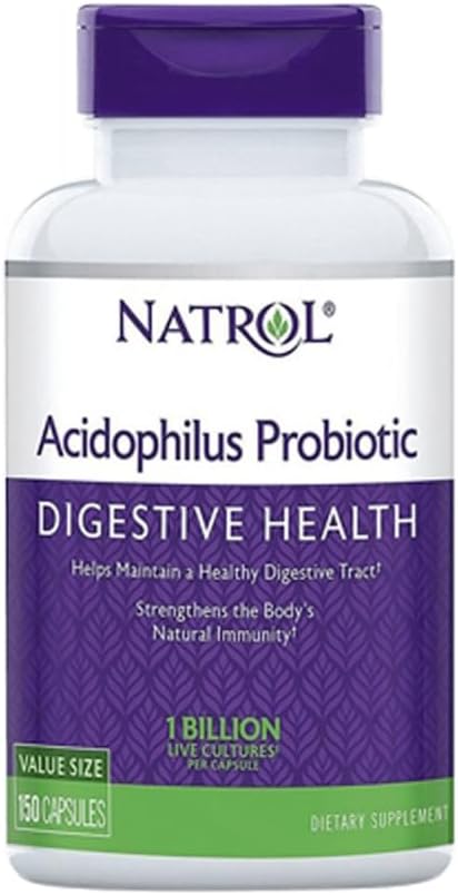 Narrol Acidophilus 100mg Kapsler, Uslavored, Purple, 150 greve, Pakke med 3
