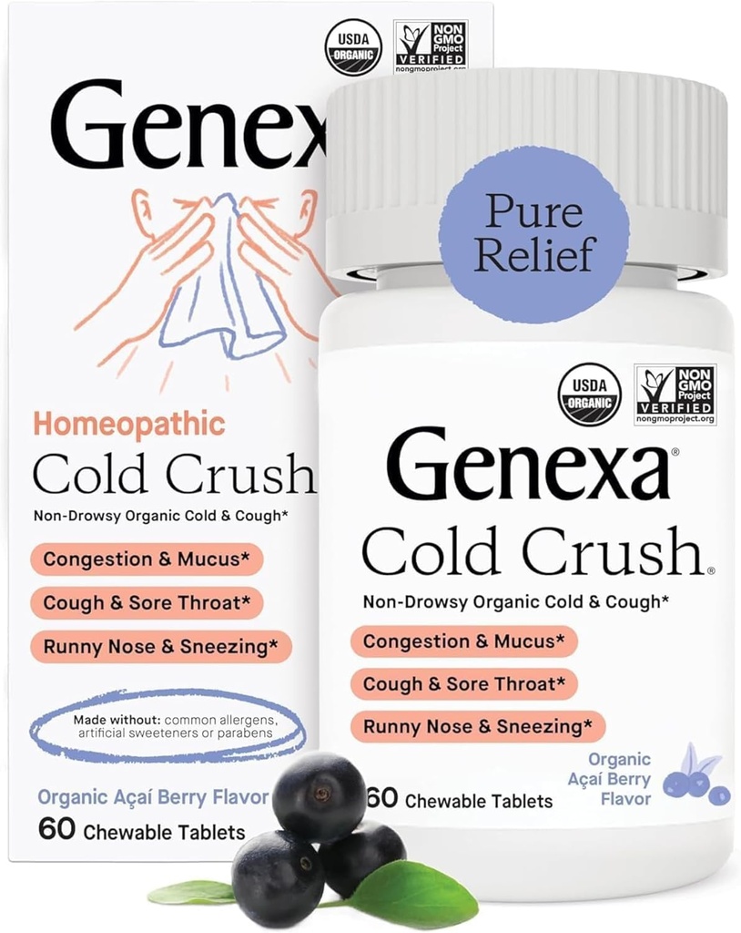 Genexa, Kald Crush Acai Berry Organic, 60 greve