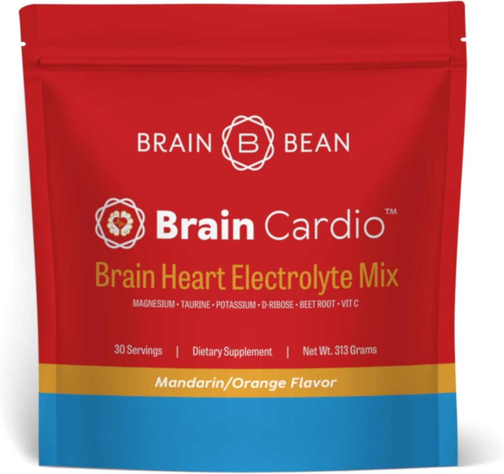 Hjernen Spark | Magnesium L-Treonate, Kreatin, D-Ribose, Taurin, P5P, og mer | Neuroenhancer Drink Mix for Mitochondrial Brain Support | 30 Serveringer