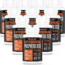 2000mg Liposomal Fosfatidic Acid Muscle Builder (PA), høy absorpsjon Muscle Building Kosttilskudd for menn og kvinner, mTOR Protein Syntese & Lean Muscle, Styrke, 10 Pack