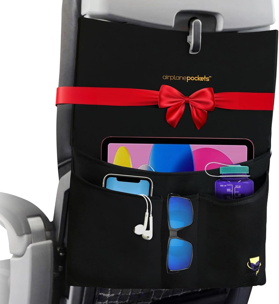 Airplane Pockets - Airplane Tilbehør - Plane reise Essentials - Reiseorganisator - Seteoppbevaring Organizer - Air Travel Essentials - Seat Back Organizer - Internasjonal reise må ha