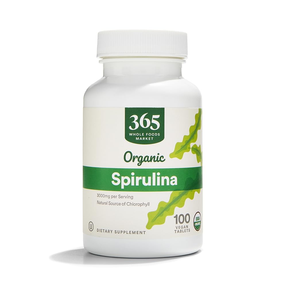 365 av hele matmarkedet, Spirulina 500mg, 100 ct