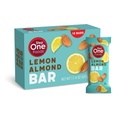Trinn 1 Mat Lemon Almond Bar, Hjerte Sunn Snack Plantesteroler, Omega 3 høy Fiber Snack Gluten og Dairy Gratis, Vegan, Null Natrium, Granola Barer (12 Pakke)