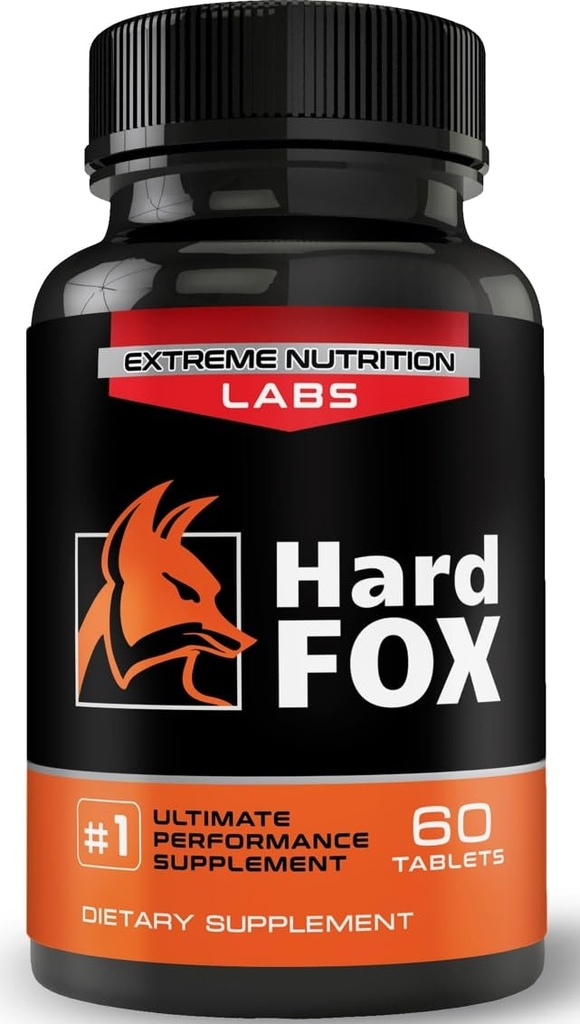 Hard Fox - #1 Ultimate Performance - 3 - Lagt til størrelse i 60 dager - Utvidelse piller for menn - Super Drive, styrke, størrelse, utholdenhet - 60 greve
