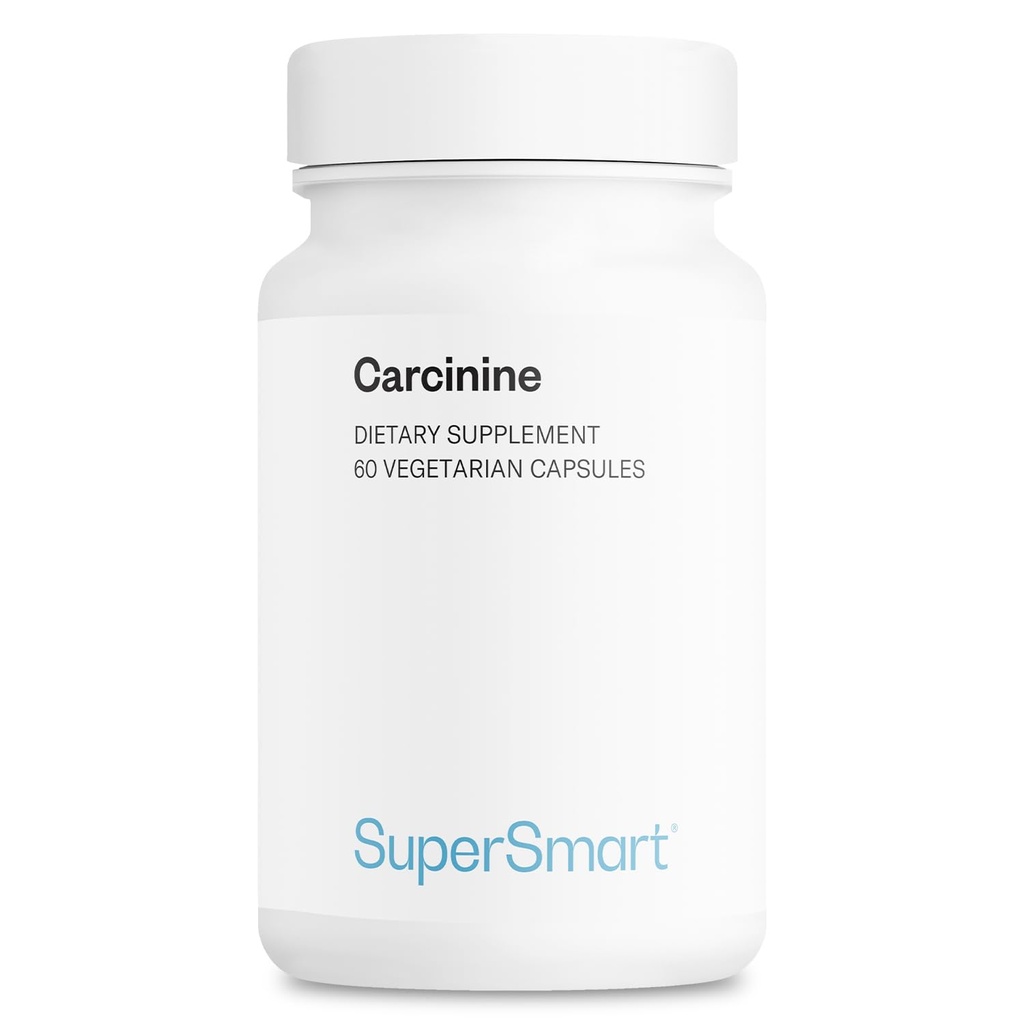 Supersmart - Carcinine 300mg per dag (Patented) - Stabil L-Carnosin Supplement | Ikke-GMO & Glutenfri - 60 Vegetariske kapsler