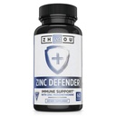 Zhou Zink Defender - Sink kosttilskudd for menn og kvinner, 30mg Per servering for immun helse og mineral støtte, ren vegansk formel - 60 kapsler