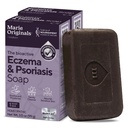 Marie Originals Eczema Ansiktssåpe Body Wash Bar - All naturlig psoriasis, dermatitt behandling for tørr kløende Flaky Skin Relief - Gentle avgiftsgivende, helbredende, anti-tørke, rensende hudpleie (Pack of 2)