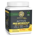Pre Workout pulver energi drikke ikke-stim og koffein gratis | Vegansk plantebasert kosttilskudd | Pump Hydrate fokus utholdenhet og styrkebygger | Yuzu Mango Flavored 30 Servering aktiv preworkout