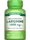 Naturens sannhet L-Arginine 1000 mg | 100 kapsler | Mega styrke | Ikke-GMO & Glutenfri Supplement